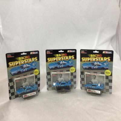 138) NASCAR | Group of Richard Petty Car Figures