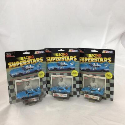 138) NASCAR | Group of Richard Petty Car Figures