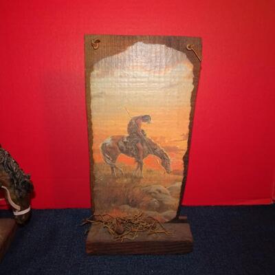 LOT 213. NATIVE AMERICAN INSPIRED DECOR