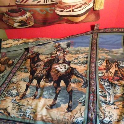 LOT 216. NATIVE AMERICAN INSPIRED DECOR