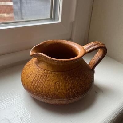 Very Small clay creamer/pitcher 3â€