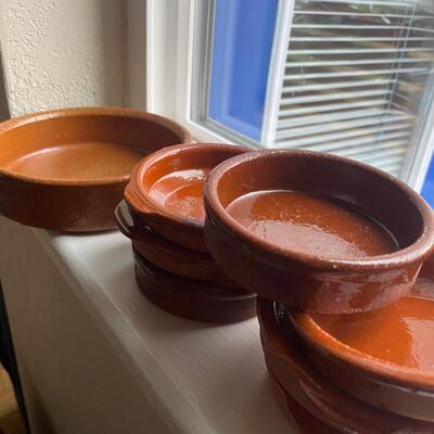 Clay serving dishes