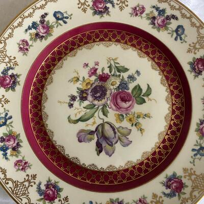 Large floral Heinrich porcelain plate