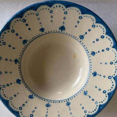 Petite scalloped dish 4â€