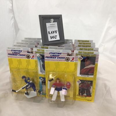 167) STARTING LINEUP | Mixed Group of Hockey Figures