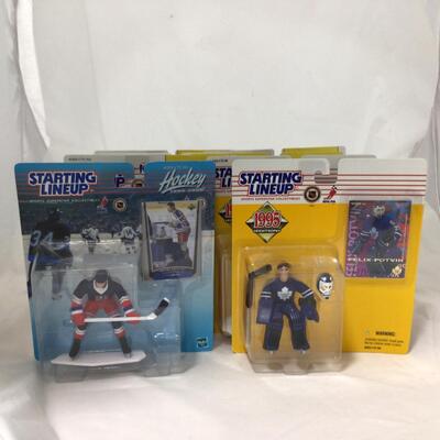 171) STARTING LINEUP | Mixed Group of Hockey Figures, and Bobble Head