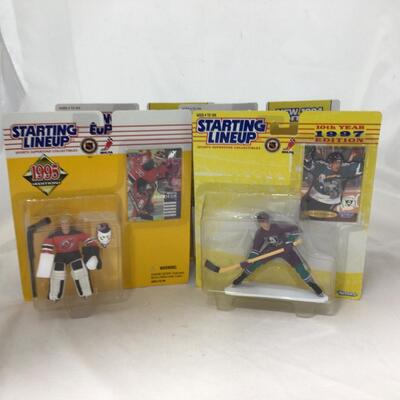 171) STARTING LINEUP | Mixed Group of Hockey Figures, and Bobble Head