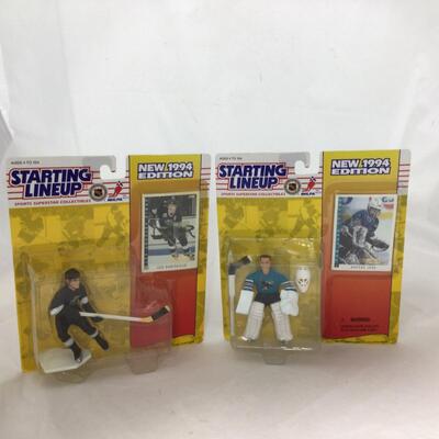 171) STARTING LINEUP | Mixed Group of Hockey Figures, and Bobble Head