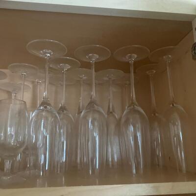 Stemware lot