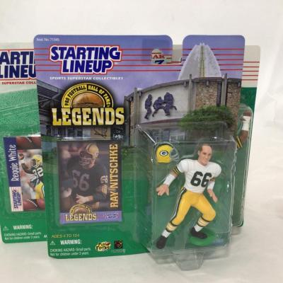 184) PACKERS | Mixed Group of Packers Starting Lineup Figures