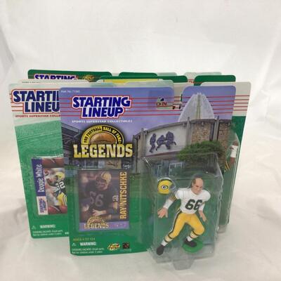 184) PACKERS | Mixed Group of Packers Starting Lineup Figures