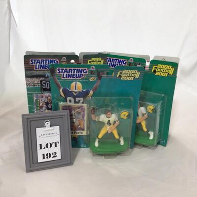 192) PACKERS | Starting Lineup Brett Favre Figures