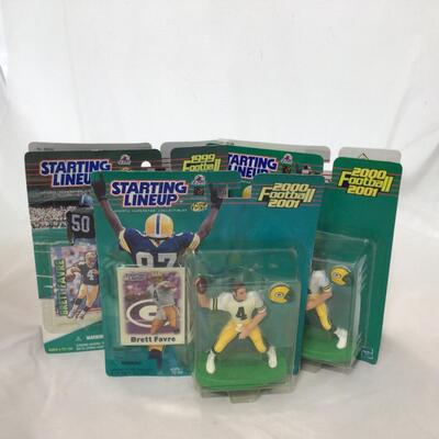 192) PACKERS | Starting Lineup Brett Favre Figures