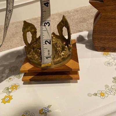 Vintage brass candle holder