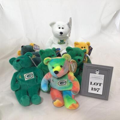 197) PACKERS | Stuffed Bears New With Tags