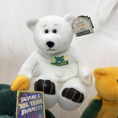 197) PACKERS | Stuffed Bears New With Tags