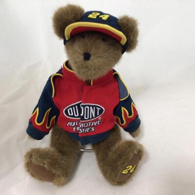208) NASCAR | Jeff Gordon Signed First Pitch Baseball, and Bear