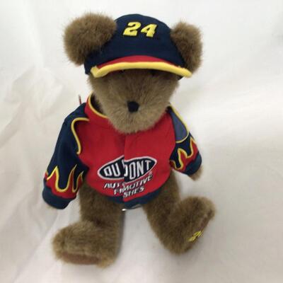 208) NASCAR | Jeff Gordon Signed First Pitch Baseball, and Bear
