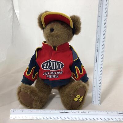 208) NASCAR | Jeff Gordon Signed First Pitch Baseball, and Bear