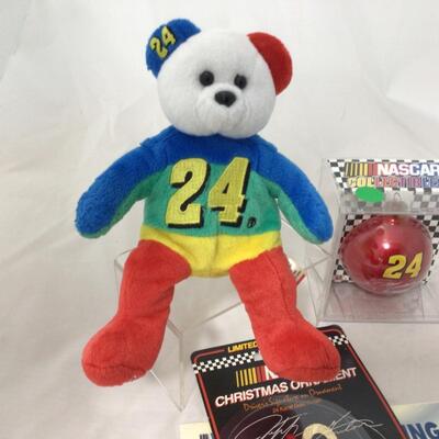 214) NASCAR | Jeff Gordon Ornaments, Bear, and Sticker
