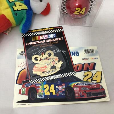 214) NASCAR | Jeff Gordon Ornaments, Bear, and Sticker