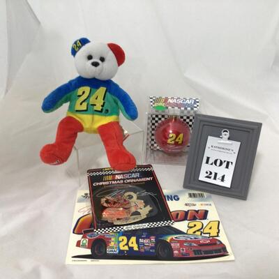 214) NASCAR | Jeff Gordon Ornaments, Bear, and Sticker
