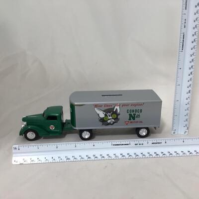 216) DIE CAST| Cheez It Semi, BP Race Car Carrier, and Conco Semi
