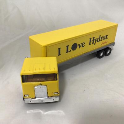 216) DIE CAST| Cheez It Semi, BP Race Car Carrier, and Conco Semi