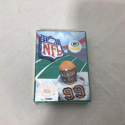 221) NFL | Playing Cards, Packers Vs Vikings Uncut Cards