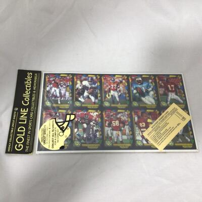 221) NFL | Playing Cards, Packers Vs Vikings Uncut Cards