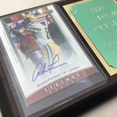 224) PACKERS | Antonio Freeman Signed Plaque