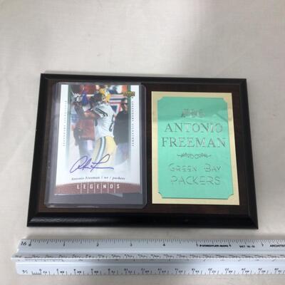 224) PACKERS | Antonio Freeman Signed Plaque