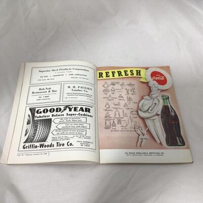 225) FOOTBALL | Official Marquette Program | Oct. 1, 1955 | Oct. 20, 1956