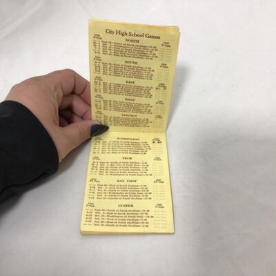 226) FOOTBALL | 1935 Colleges, High School, and Catholic Conference Schedule