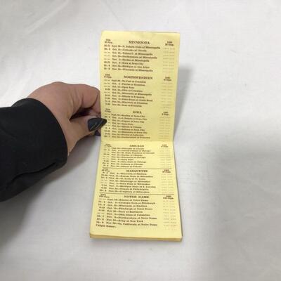 226) FOOTBALL | 1935 Colleges, High School, and Catholic Conference Schedule