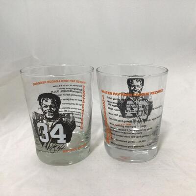 227) FOOTBALL | Walter Payton League Record Glasses
