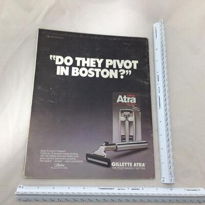 244) FOOTBALL | 1980 New England Patriots Yearbook and Boys Life Magazine