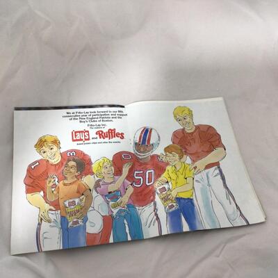 244) FOOTBALL | 1980 New England Patriots Yearbook and Boys Life Magazine
