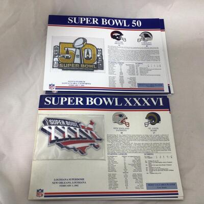 248) NFL | Official Super Bowl Patch Collection