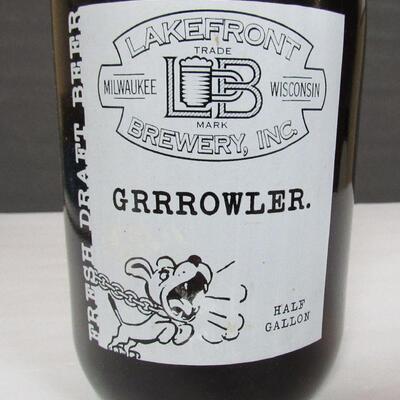 Lakefront Brewery Milwaukee Growler, Fresh Draft Beer