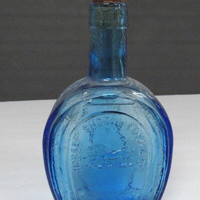 Wheaton Blue Bottle, Horseshoe Medicine Co, Collinsville, IL Has a Taylor Wine Co Cork
