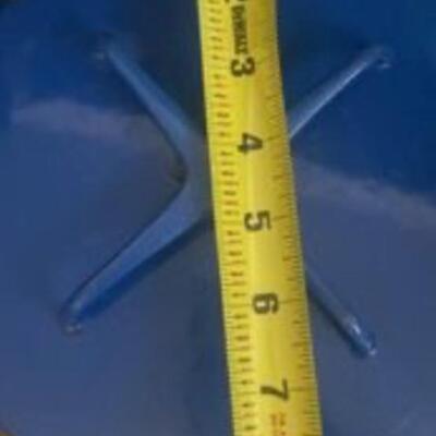 Vintage dansk blue pot and lid