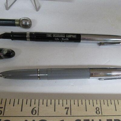 Bell Systems KS8300 and Ambassador Mechanical Pencils,  and 2 Schaeffer Fountain Pens