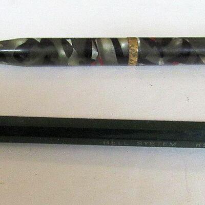 Bell Systems KS8300 and Ambassador Mechanical Pencils,  and 2 Schaeffer Fountain Pens