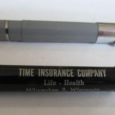Bell Systems KS8300 and Ambassador Mechanical Pencils,  and 2 Schaeffer Fountain Pens