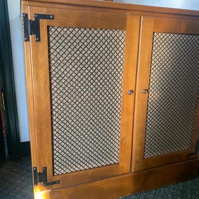 Vintage Ethan Allen solid wood cabinet
