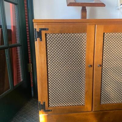 Vintage Ethan Allen solid wood cabinet