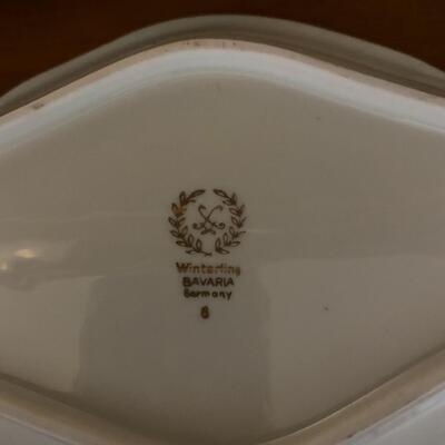 lot of 85pc Bavaria Winterling China from Germany Pink and Gold
