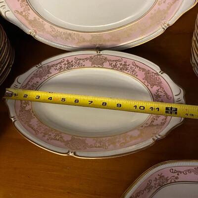 lot of 85pc Bavaria Winterling China from Germany Pink and Gold