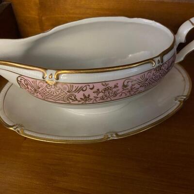 lot of 85pc Bavaria Winterling China from Germany Pink and Gold